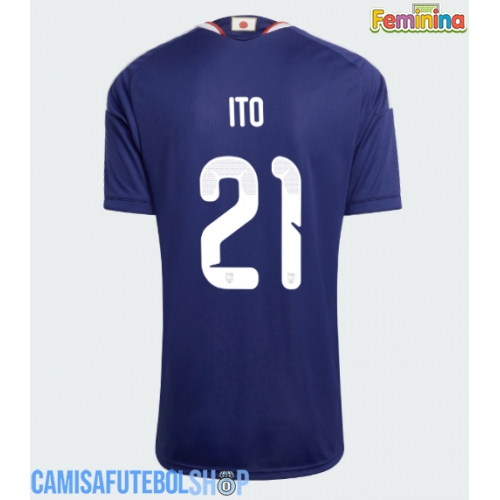 Camisa de time de futebol Japão Hiroki Ito #21 Replicas 1º Equipamento Feminina Mundo 2026 Manga Curta